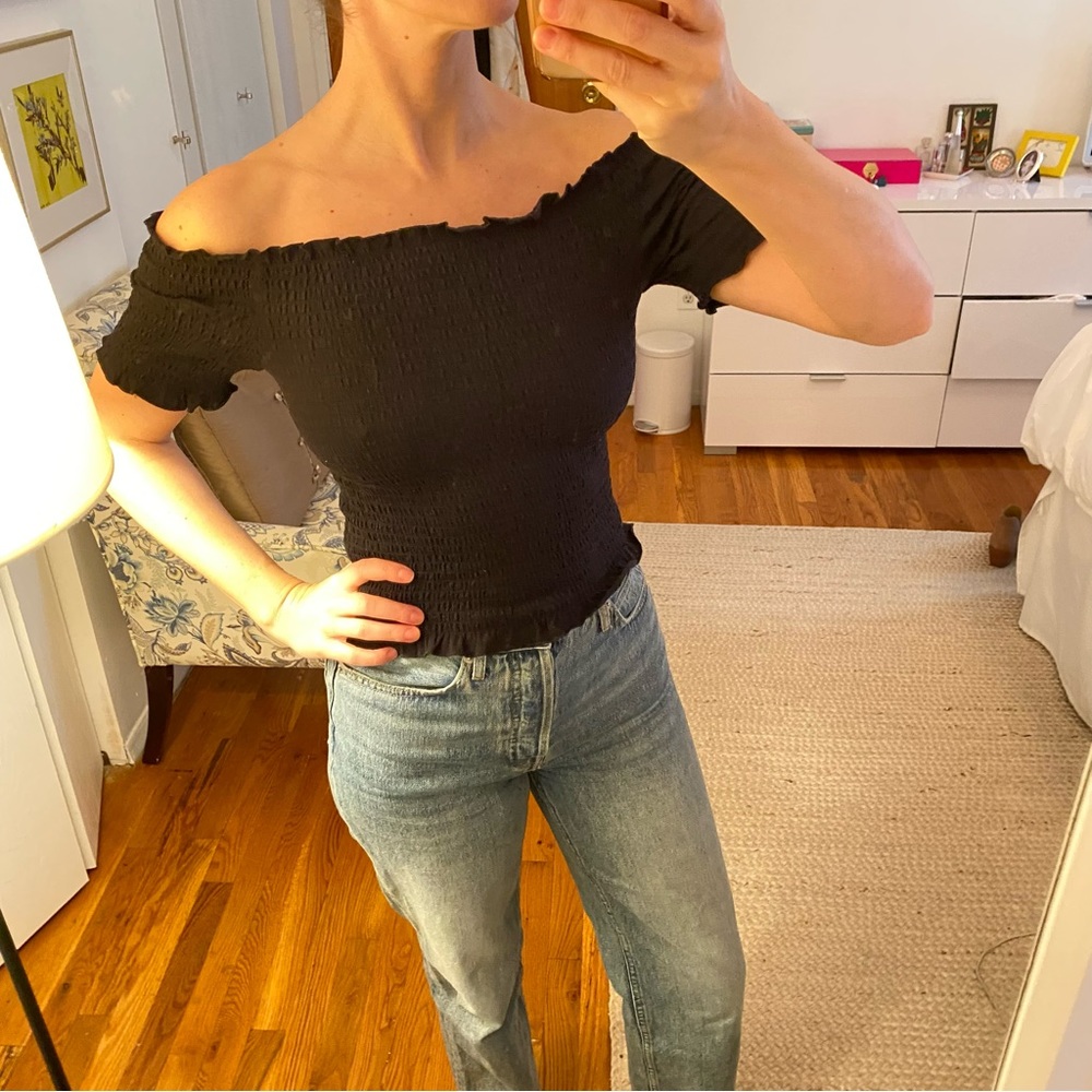 H&M smocked tee